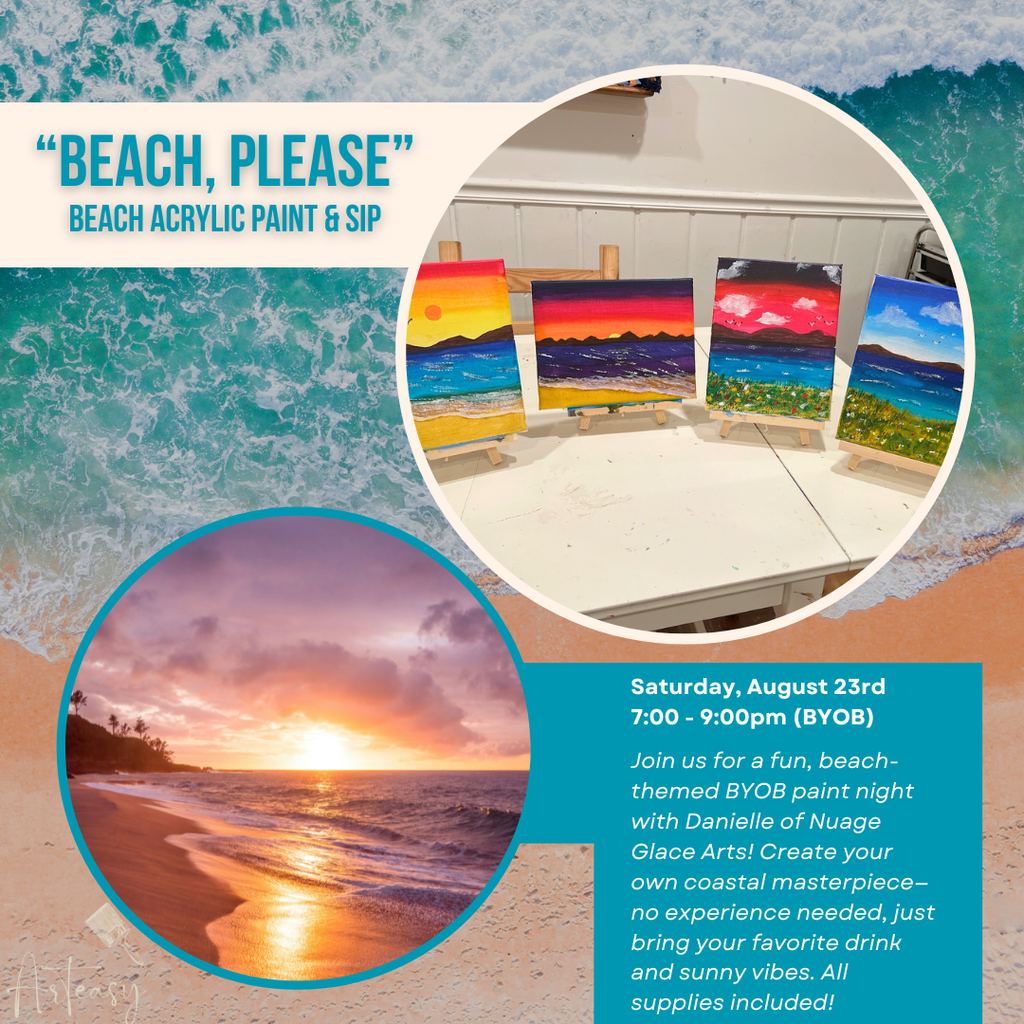 Beach, Please | Paint & Sip (August 23)