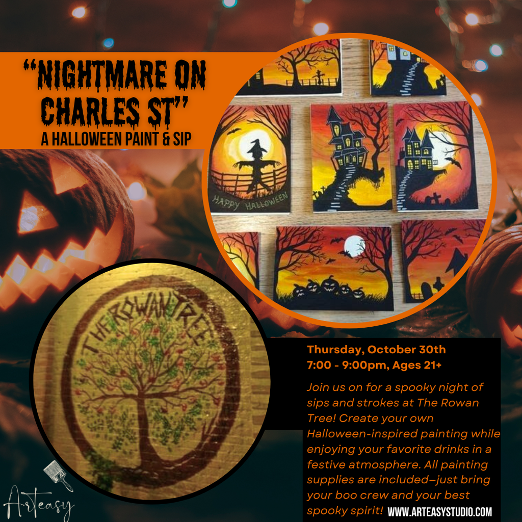 Nightmare on Charles St | A Halloween Paint & Sip (October 30)