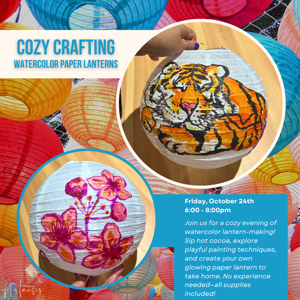 Cozy Crafting | Watercolor Paper Lanterns (October 24)