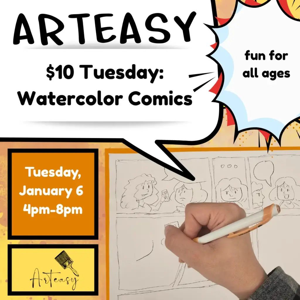 January 5 | $10 Tuesday: Watercolor Comics