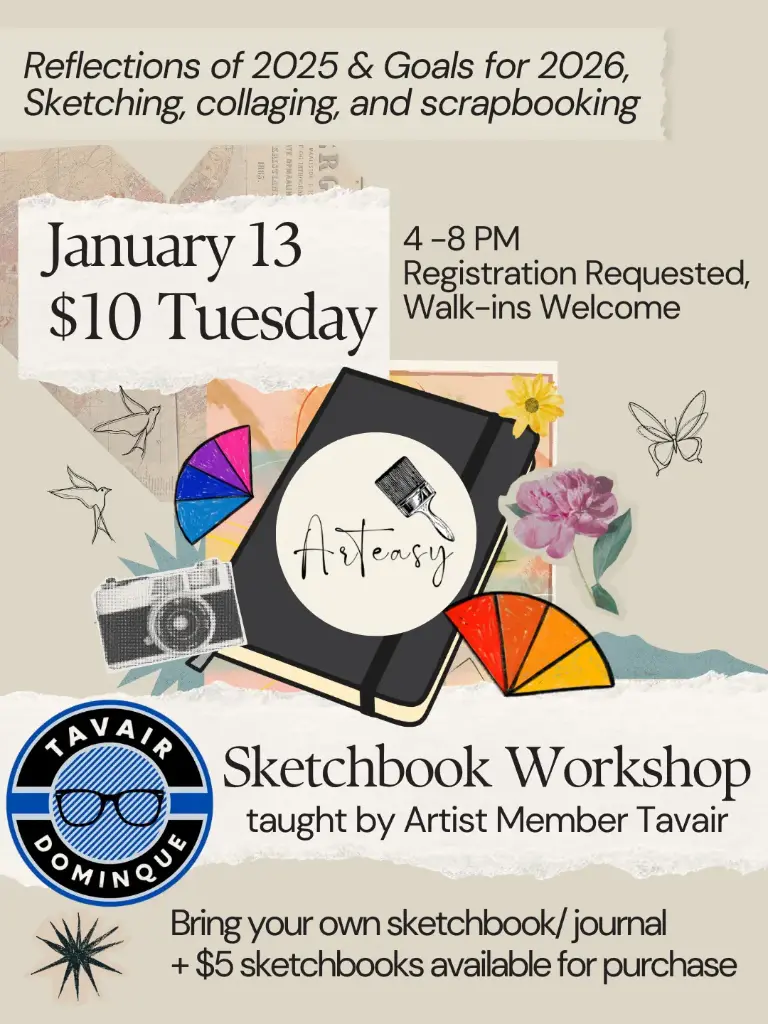 January 13 | $10 Tuesday - Sketchbook collage / junk journal