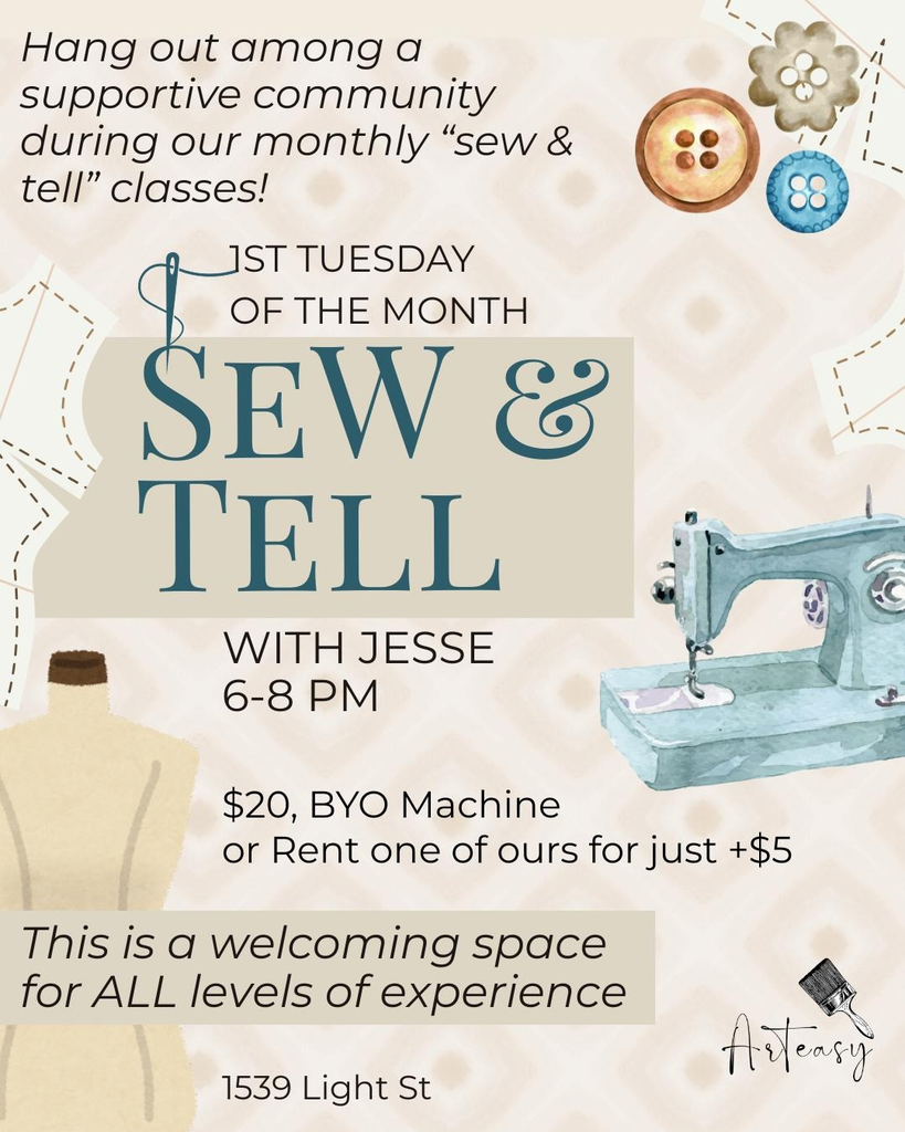 Sew & Tell with Jesse (March 3)
