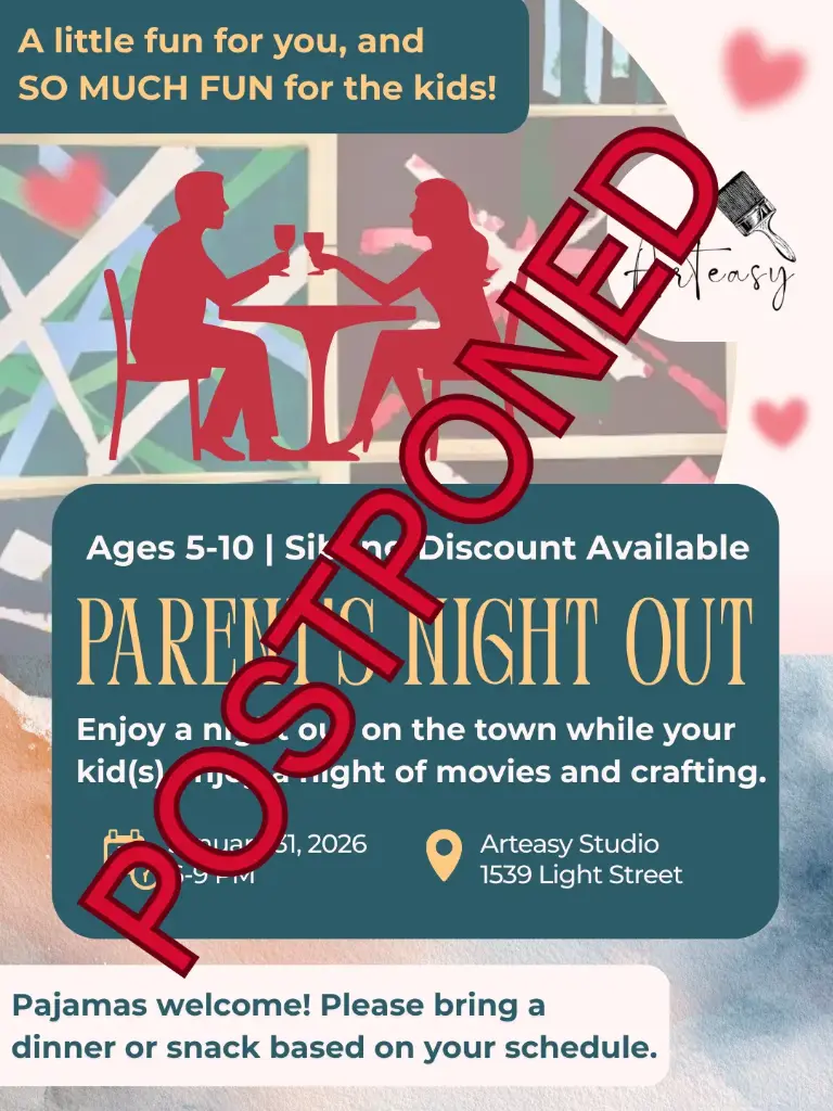  Kids Paint the Town/Parents Hit the Town Date Night (POSTPONED)