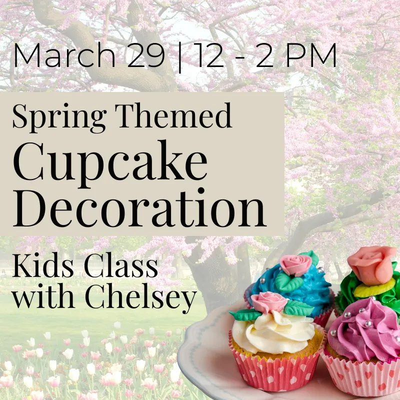 Frosted Flowers | Spring into Cupcake Decorating with Chelsea! (March 29)