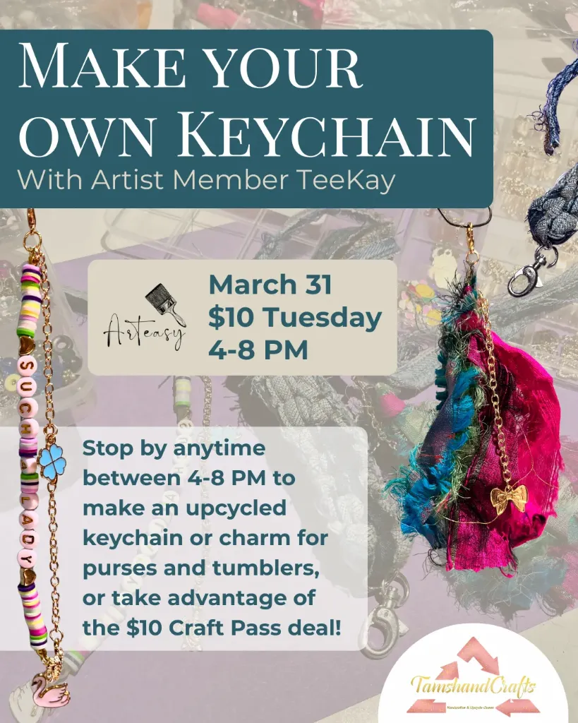 March 31 | $10 Tuesday - Make Your Own Keychain