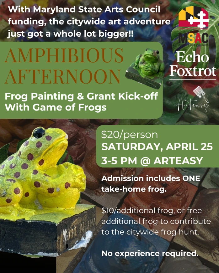 Amphibious Adventure: MSAC Game of Frogs Planning Grant Kickoff! (April 25)