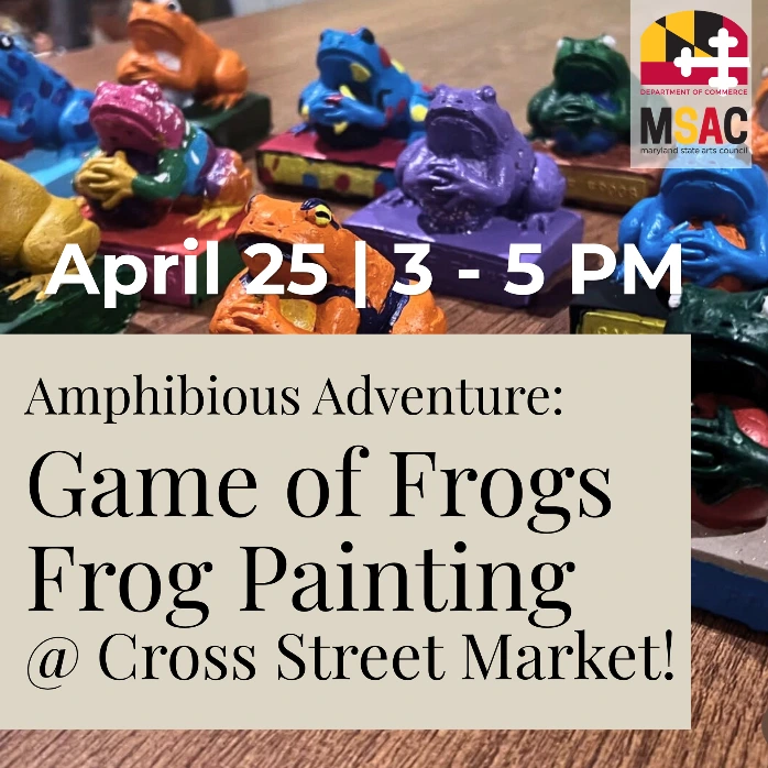 Amphibious Adventure: Game of Frogs Painting (April 25)