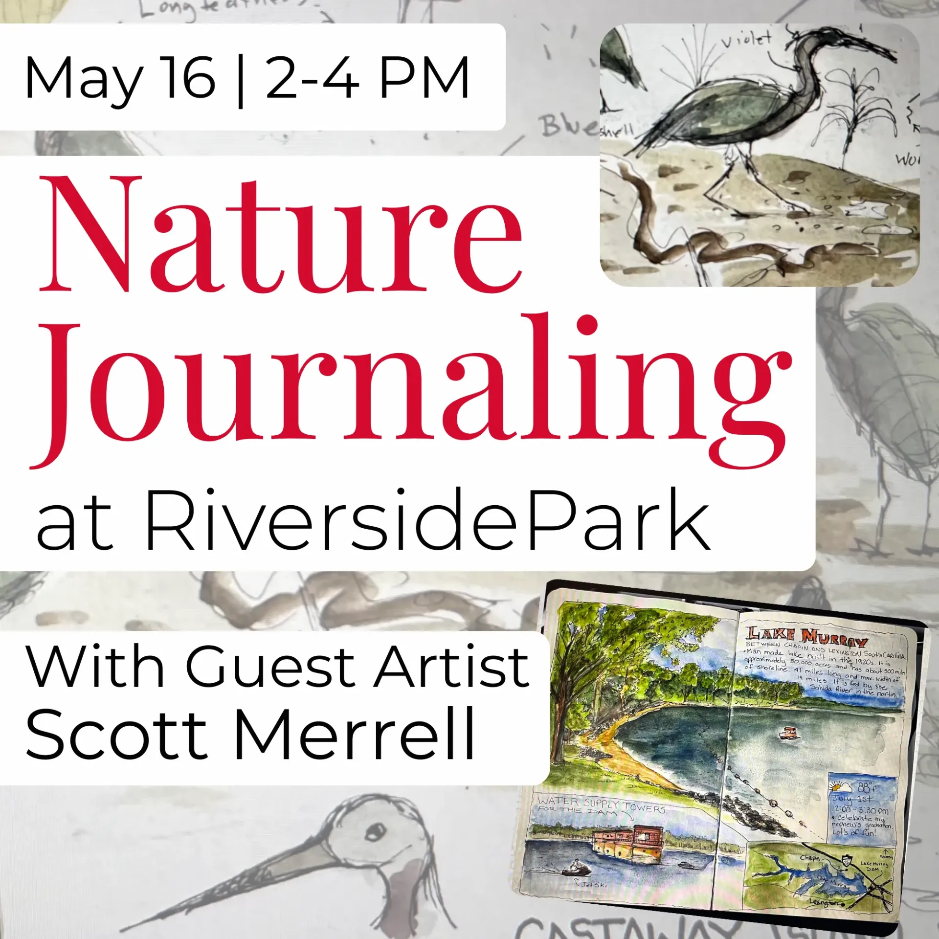 Nature Journaling in Riverside Park (May 16)